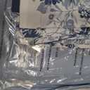 BLOOMHAVEN Full Comforter Set -7 Pieces Floral Blue Comforter Set for All Seasons, Bed in a Bag Full with Botanical Flowers Comforter, Sheets, Pillowcases & Shams