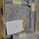 Feandrea Cat Tree, 59.5-Inch Tall Cat Tower, Plush Multi-Level Condo with 5 Scratching Posts, 2 Perches, 2 Caves, Hammock, 2 Pompoms, Light Gray UPCT192W01