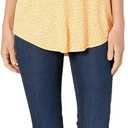 Amazon Essentials Women's Short-Sleeve Scoopneck Tunic, Pack of 2 (M)