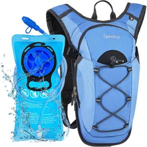 Zavothy Hydration Backpack with 2L Hydration Bladder Water Backpack for Hiking Hydration Pack for Running Cycling Hiking