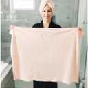 ROLSHOL 2 Packs Large Microfiber Hair Towels for Women, Super Absorbent & Quick Dry Hair Towel Wrap for Curly Hair Long & Short Hair- Anti-Frizz Hair Turbans for Wet Hair - 27.5''*39.4''