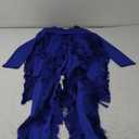 EDITCOZY Women Sexy Two Piece Outfits Fringe Pants Set Long Sleeve Club 2 Piece Going Out Birthday Party Night (Medium, Royal Blue)