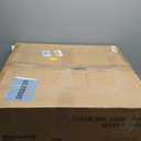WHaor 25x22 Drop In Kitchen Sink Black Stainless Steel Single Bowl 9" Deep