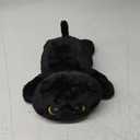 Cute Black Cat Plush Pillow, Kawaii Plushies Black Cat Stuffed Animals, Squishy Plushies, Cuddle Plush Pillow for Kids & Girls (13 Inch)