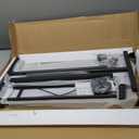 Standing Desk Adjustable Height, Mobile Stand Up Desks with Wheels Small Computer Desks Rolling Desk, Portable Laptop Desks Rustic Standing Table Sit Stand Home Office Desks 16"x31.5" Height 27"-43.5"