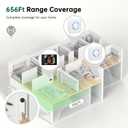 Wireless Doorbell Chime - Compatible with Google Nest Doorbell (Wired, 2nd Gen& 3rd Gen) and Google Nest Doorbell (Battery) with Wired Transmitter (1 Video Doorbell Extender 1 Receiver