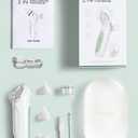 Momcozy BreezyClear 2-in-1 Electric Nasal Aspirator for Baby with Spray, 65kPa Hospital-Grade Suction, 4 Adjustable Levels, Quiet & Portable Nose Cleaner with Soothing Light & Music