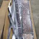 California King Bed Frame with Wooden Headboard, Heavy Duty Platform Bed Under Bed Storage, Black Metal Support System, No Box Spring Needed, Mahogany