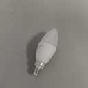 Lightinginside E12 Smart Light Bulbs 60W Equiv., Work with Alexa/Google Home/Smart Life, 500LM 6W RGBCW Candle Candelabra LED Light Bulbs, No Hub Required, 2.4G WiFi Bluetooth Bulb, ETL Listed, 1PC