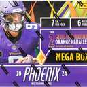 Panini 2024 Phoenix Football Hobby Mega Trading Card Box (Two Exclusive Orange Parallels Per Box)