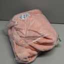 HEARTNICE Womens Hooded Fleece Robe, Soft Bathrobe for Womens, Cute Long House Coat (Large-X-Large, Bean Pink)