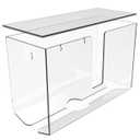 Cq acrylic Wall Mount Paper Towel Dispenser with Lid,Clear Folded Paper Towel Holder for Bathroom Toilet and Kitchen,Suitable for Z-fold, C-fold or Multi-Fold Paper Towels,Pack of 1