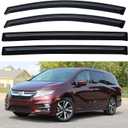 Window Visors Rain Guards for 2018-2026 Honda Odyssey, Out-Channel Window Vent Wind Deflectors Visors Shades for 18 19 20 21 22 23 24 25 26 Odyssey