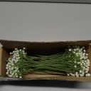 Baby's Breath Artificial Flowers Bulk 10 Pack (30pcs) Faux Baby Breath Plastic Flower Fake Gypsophila Flower Arrangement for Crafts Fake Flowers Bouquet for Wedding Centerpieces Cream Baby Breath