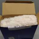 MIULEE Pack of 2 Throw Pillow Covers 24x24 Inch Neutral White Faux Fur Decorative Sherpa Pillow Covers Fuzzy Accent Soft Sheepskin Fleece Cushion Cases for Boho Home Decor Couch Living Room Bed