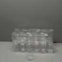 Vesici 20 Pcs Plastic Cylinder Vase Acrylic Cylinder Vase Bulk Small Clear Flower Container Hurricane Candle Holder Round Wide Container Centerpiece for Home Office Wedding Decorations (4 Inch)