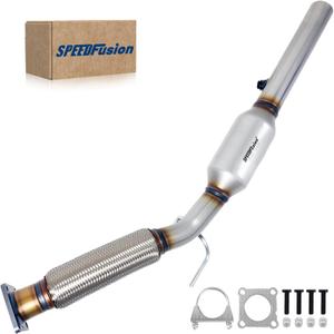 Front Catalytic Converter Compatible with Volkswagen Jetta 2010-2014, Passat 2012-2014, Golf 2012-2014, Beetle 2012-2014, 2.5L Catalytic Convertor (EPA Compliant)