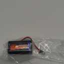 Tenergy 4.8V 2000mAh Capacity NiMH Battery Pack with Hitec Connectors, Futaba, Square Rechargeable Battery for RC Receivers, Airplanes, and More