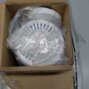 Glooglitter 2 Sets USB Hanging Ceiling Fan with Remote Control, Timing, and 6.8ft Extension Cord 6 Blade Quiet Small Dc USB Ceiling Fan for Camping Bed Dormitory Rv Tent Home Room