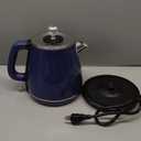 Retro Electric Kettle 1.8L, All Stainless Steel Hot Water Electric Kettle for Boiling Water, BPA Free Tea Kettle, 1350W Fast Boil, Auto Shut Off & Boil-Dry Protection (Blue)