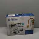 Dr. Brown's Drying Tower, Stand-Up Drying Rack, Countertop Baby Bottle Drying with Organized Storage for Baby Essentials, Space Saving Vertical Rack (Black and White)