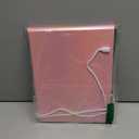 Travel Makeup Mirror with Lights, Lighted Vanity Mirror, 11.9", Iridescent Blush