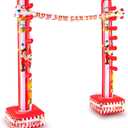 Threan Circus Inflatable Limbo Game for Kids Adults Toddlers Carnival Theme Party Enhance Family Bonding for Indoor Outdoor Birthday Picnic Pool