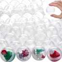 Sosation 150 Pcs 1.77 Inch Gumball Vending Machine Capsules Empty Round Plastic Containers for Prizes Party Favors (Minimalist Style)