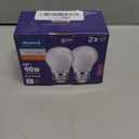 LED Appliance Bulb, 40W Equivalent, Range Hood Light Bulbs, Daylight White 5000K, 5W 500 Lumens, Non-Dimmable, E26 Base, Refrigerator Light Bulb, A15 Frosted, Pack of 2, Freezer Fridge Light Bulb