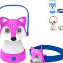 Kids Camping Essentials  LED Kids Lantern and Rechargeable Kids Headlamp Set | Multiple Purposes Kids Nightlight/Flashlight Toys Holiday, Halloween N Birthday Gifts for Toddlers