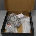 12'' Rain Shower Head Combo, High Pressure Rainfall Shower Head with 16'' Flexible Height/Angle Adjustable Extension Arm, 5 Setting Spray Hand held Shower Head, Nickel