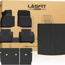 LASFIT Floor Mats & Trunk Mat for Mazda CX50 2025 2026 (Only Fit Hybrid) All Weather TPE Custom Fit CX 50 Floor Liners Car Mats Accessories, 1st & 2nd Row & Seatback & Cargo Mats for CX-50, Black