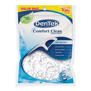 DenTek Comfort Clean Floss Picks Fresh Mint 150 Count (2 Pack)