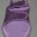 Malier Dog Winter Coat, Reversible Fleece Dog Cold Weather Coats, Windproof Warm Snow Puppy Jacket Vest Pet Clothes for Small Medium Large Dogs (Purple, Medium)