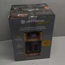 West Bend Timeless 12-Cup Programmable Coffee Maker with Brew Strength Selector for Hot and Iced Coffee, Includes 1-4 Cup Brew Option and Permanent Filter (Blue/Gold)