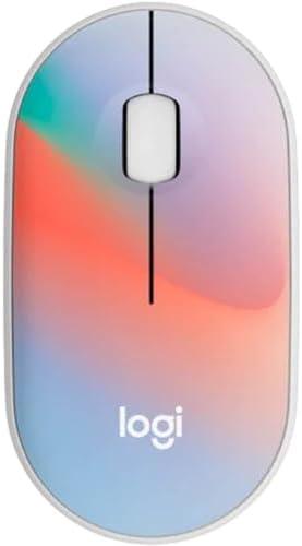 Logitech M340 Wireless Mouse With Limited Edition Prints, USB Receiver, Silent Clicks, Portable for Laptop, PC, Windows, Chrome, Surface - Sheer Dream, Optical, 32.81 ft Range