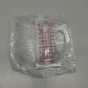 Ackers Glass Measuring Cup 5 Oz/150ml Shot Glass Measuring Cup with V-Spout,Insulated handle