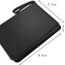 Trading Card Binder for Pokemon, 4-Pocket, 50 Removable Sleeves, 400 Card Capacity, Black