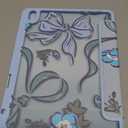 Mektron Case for 2026 iPad Air 11 inch M4 8th (M3 2025 7th /M2 2024 6th), Compatible with iPad Air 10.9" (2022 5th Gen /2020 4th Gen), Buit in Pencil Holder with Shockproof Clear Shell, Bows C355