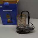 Homelist Candle Warmer Lamp, Adjustable Height for Home Decor, Vintage Candle Warmer Dimmable with Timer, GU10 Bulb, Table Lights for Bedroom, Tea Room, Rest Room (Black)