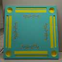 3tyto Double-Sided Floating Mahjong Table for Pool, Premium EVA Floating Mahjong Table with Tile Grooves & Cup Holders, Multi-Game Floating Mahjong Set for Pool for Mahjong, Poker & Dominoes