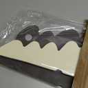 2 Pcs 3ft Large Honeycomb Christmas Tree Paper Christmas Decorations 3D Folding Tree Home Floor Decor with Magnetic Design for Winter Festive Holiday Party Supplies, Black and White