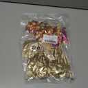 40Pcs Foil Firework Cupcake Toppers, Sparkle Tinsel Flower Drink Stirrers, Gold Sparkle Cake Decorations, Cocktail Food Fruit Toothpicks for Christmas Party Birthday Wedding Graduation Supplies