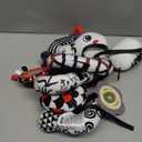 Car Seat Toys for Babies, 0-6 Months Stroller Activity Black White Baby Spiral Plush Toys Newborn High Contrast Sensory Carseat Toys with 4 Pendants Hanging Boys Girls Gift