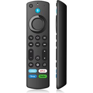 Replacement Remote Control Compatible with Fire Smart TV Cube & Firestick Remote (2nd/3rd Gen/4K/Lite/4K Max) with Voice, for Omni Fire Series Insignia, Pioneer Smart TV 3rd Gen