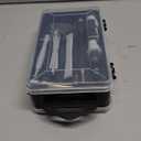 115-in-1 Precision Screwdriver Sets, Professional Repair Tool Kit with Flat Head & Multiple Bits for Electronics, Phone, Watch, Automotive Maintenance - Magnetic, Non-Slip Handle & Tweezers(Grey)