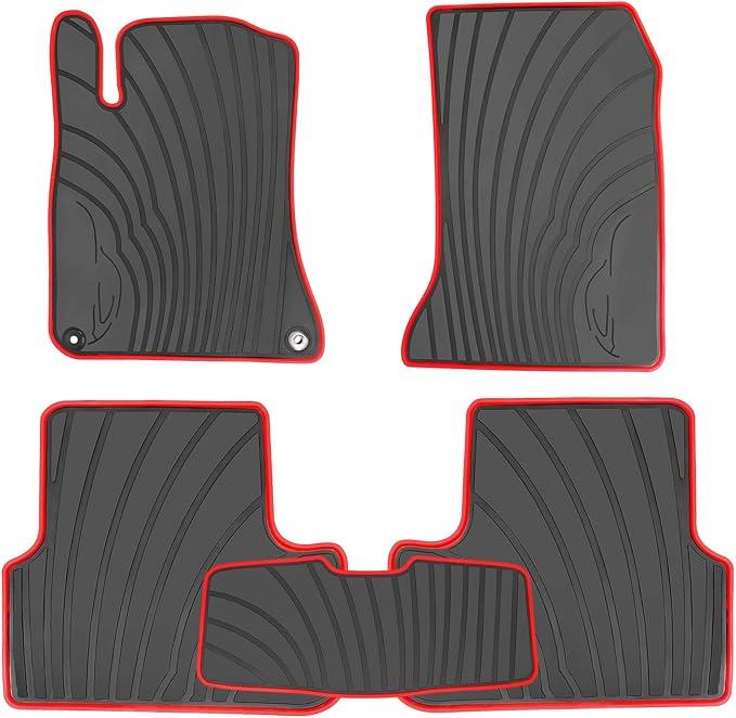 Car Floor Mats for Mercedes Benz CLA 250 (2014-2019) & GLA 250 (2015-2020), Custom Fit Mercedes Benz A Class 2012-2019, B Class 2013-2019 Floor Liner All Weather Rubber Mats Heavy Duty Odorless