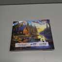 Blueforest 1000 Piece Jigsaw Puzzle for Adults Lake Lodge & Elk Landscape Hard Challenging Puzzle Perfect for Game Nights Family (27.5" X 19.7")