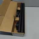 Zeerobee Curtain Rods for Windows 32 to 48, 1 Inch Industrial Wrap Around Black Curtain Rod, Indoor/Outdoor Room Divider Adjustable Drapery Pole, 32"-48"