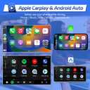 Leadfan Android Radio for Toyota Corolla 2013 2014 2015 2016 Stereo Touch Screen with Apple CarPlay Android Auto,10.1 inch Car Audio Receiver Head Unit Bluetooth WiFi GPS Navigation FM Rear Camera SWC
